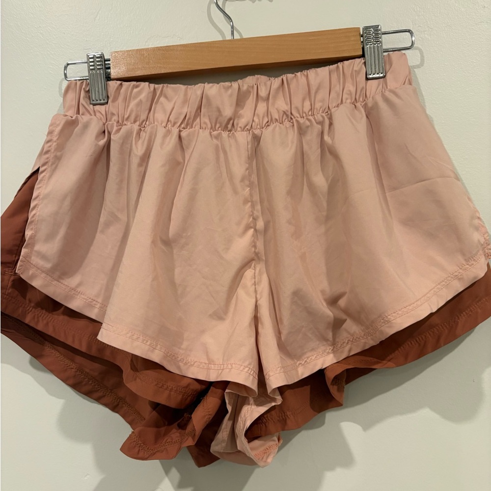 FP Movement by Free People Blush and Rust Athletic Shorts small